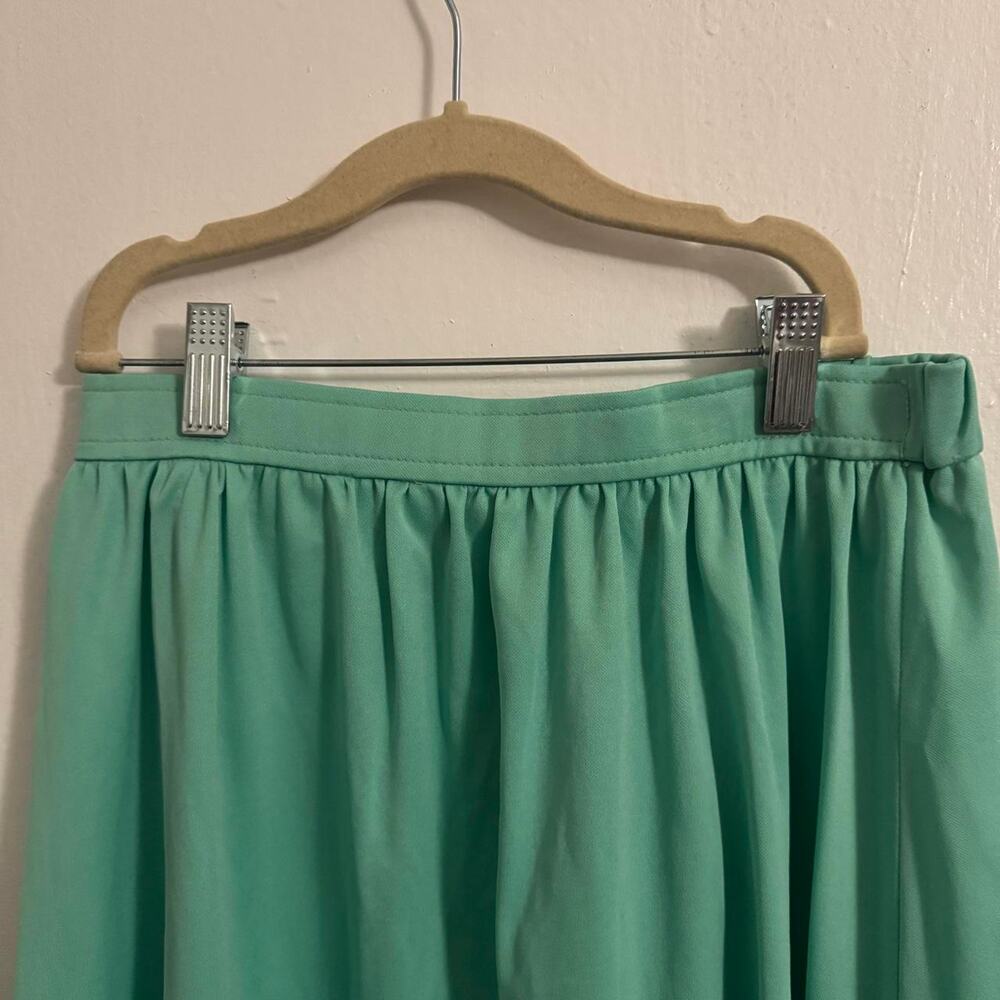 Vintage Icy Pastel Seafoam 70s Elevated Basic Minimalist‎ Aqua Mint Green Glam - Picture 3 of 8